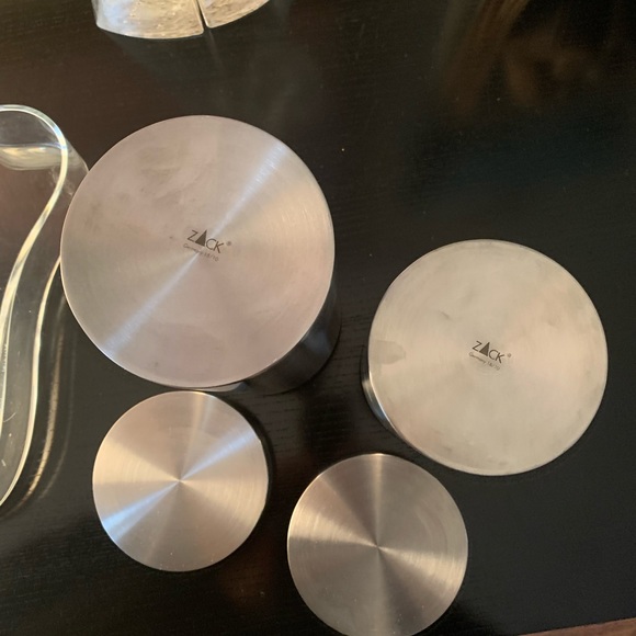 3Canisters storage containers Jars & lids kitchen bathroom ZACK Germany - Picture 2 of 9